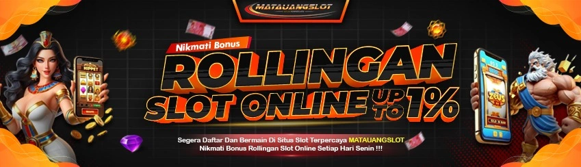 BONUS ROLLINGAN SLOT ONLINE UP TO 1%